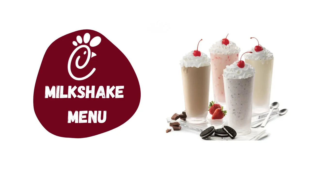 Chick-fil-A Milkshake Menu