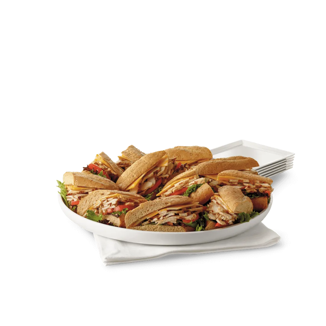 Chilled Grilled Chicken Sub Sandwich Tray