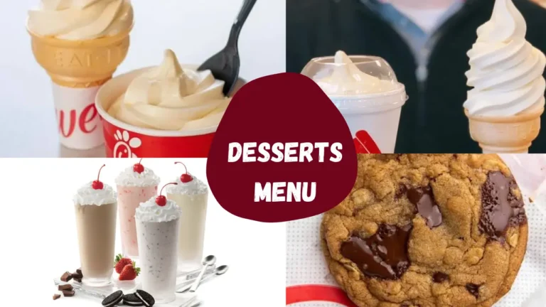Chick-fil-A Desserts Menu With Prices